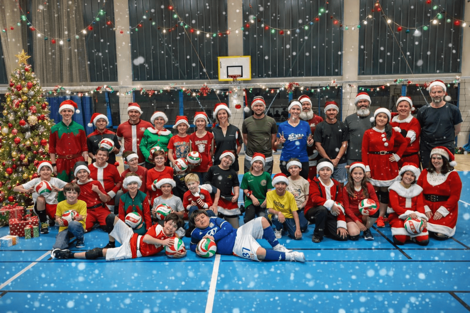 Dardilly volley tournoi Noel M13 et M11