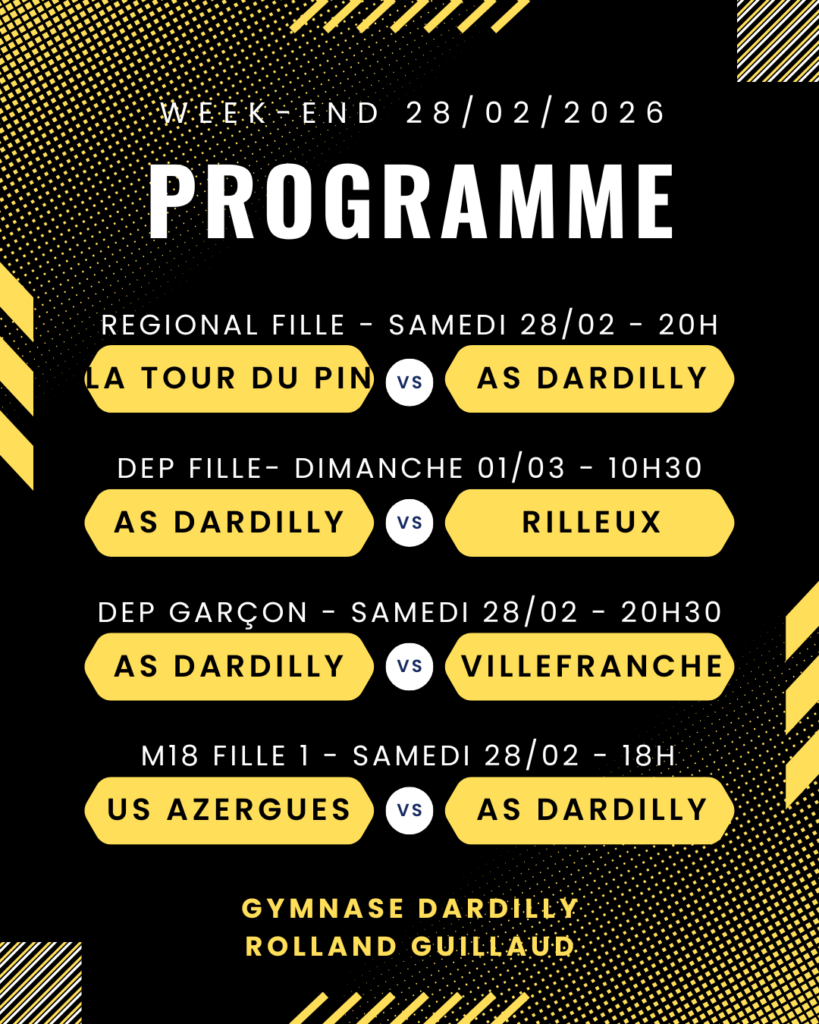 AS dardilly Volley programme