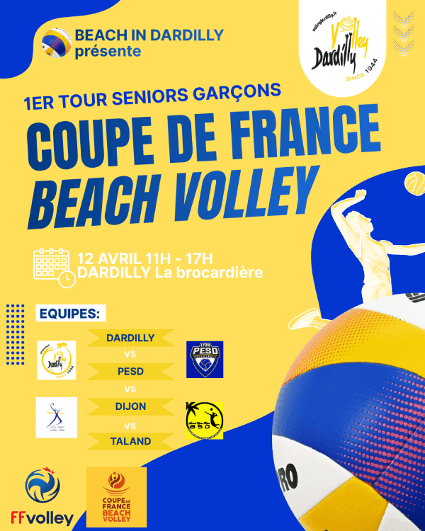Coupe de france beach volley dardilly 2026