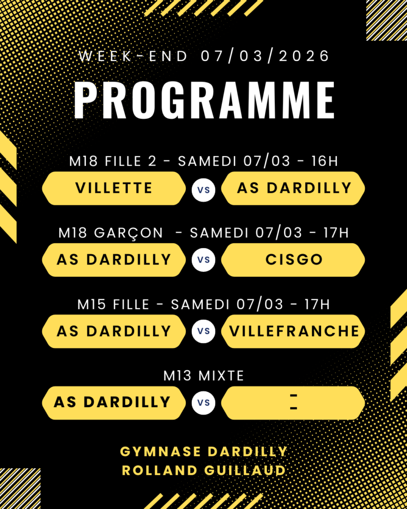 DARDILLY VOLLEY PROGRAMME