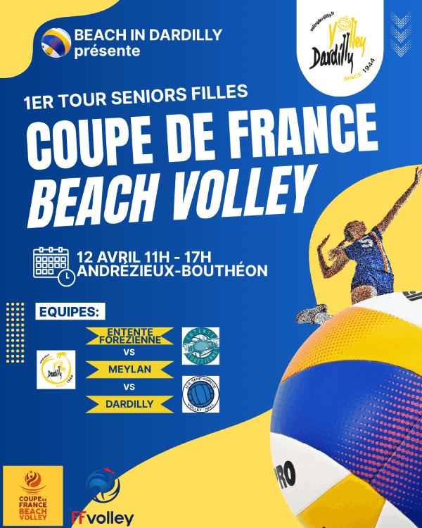 Coupe de france beach volley dardilly 2026