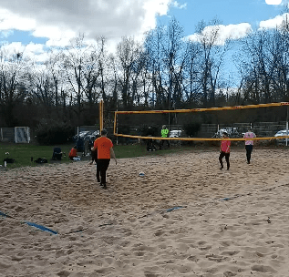 Beach volley pont Isere