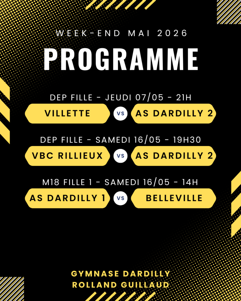 Programme championnat dardilly volley