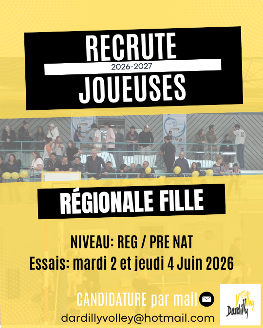 Dardilly volley recherche joueuses