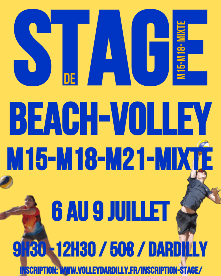 Stage beach volley dardilly 2026