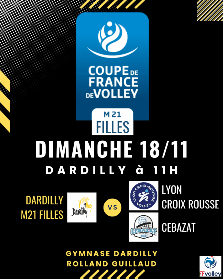 volley dardilly CDF M21F 2026
